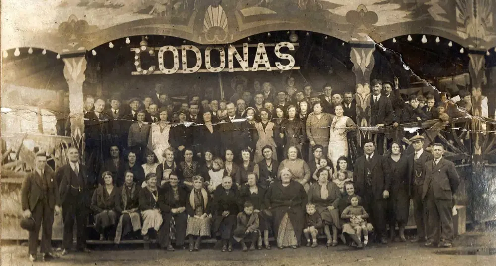 A historic photograph of Codona’s on Aberdeen’s seafront